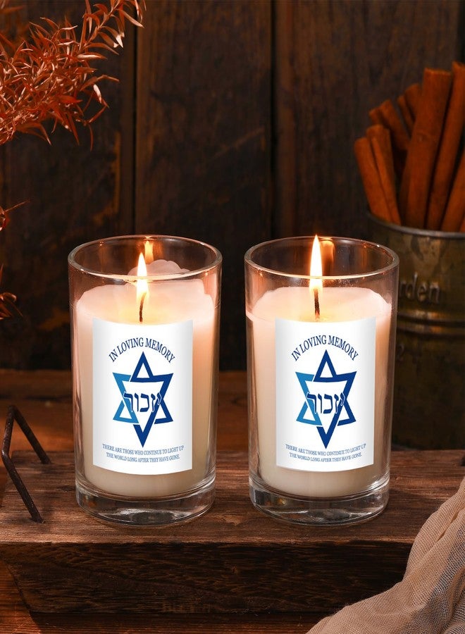 Conelist Yahrzeit Memorial Candles - Jewish Sympathy Bereavement Gifts for Loss of Loved One - Natural Soy Wax Hand Poured(4 Pcs) - Image 4